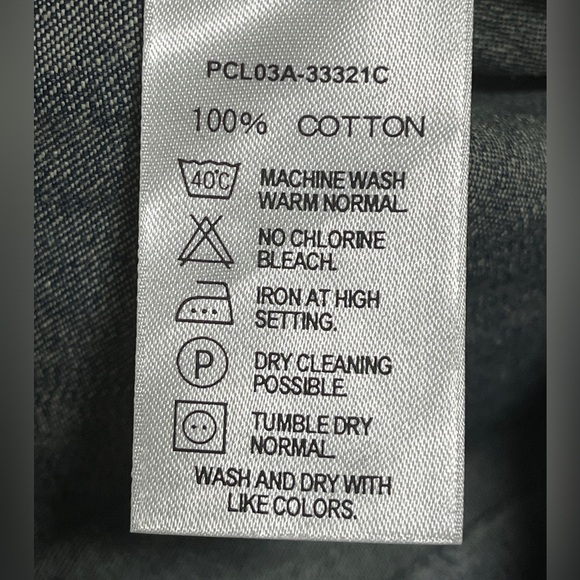 Zara Man Slim Fit Denim Shirt - Medium, Western Style, Made in India - Picture 9 of 9